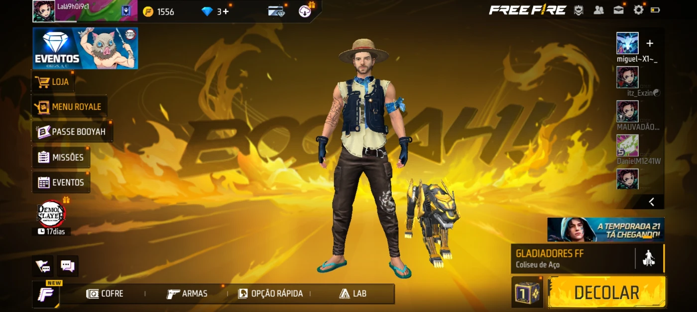 Conta Free Fire. Garena - DFG