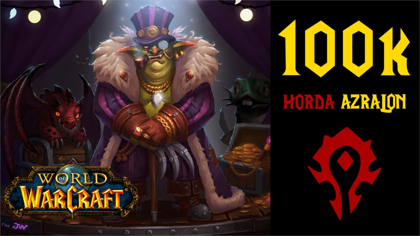 Gold Wow Azralon Horda 100K - Blizzard - DFG