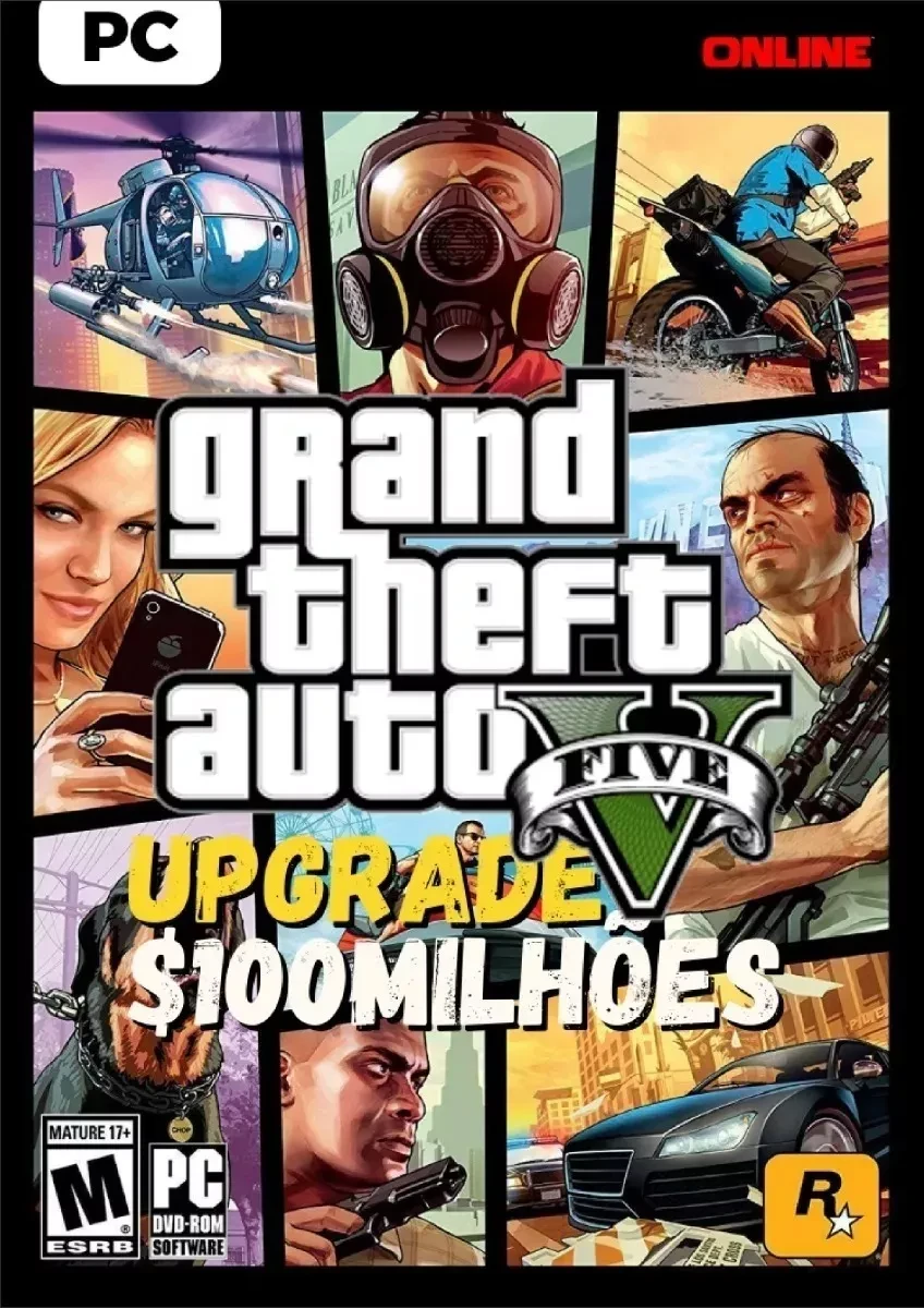 Gta V Online Pc - Dinheiro E Level $100Milhões - DFG