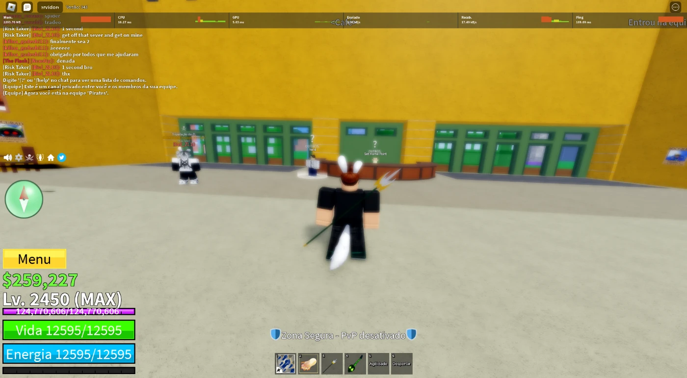 Conta De Blox Fruits Lvl Max + 4 Raças V4 Full - Roblox - DFG