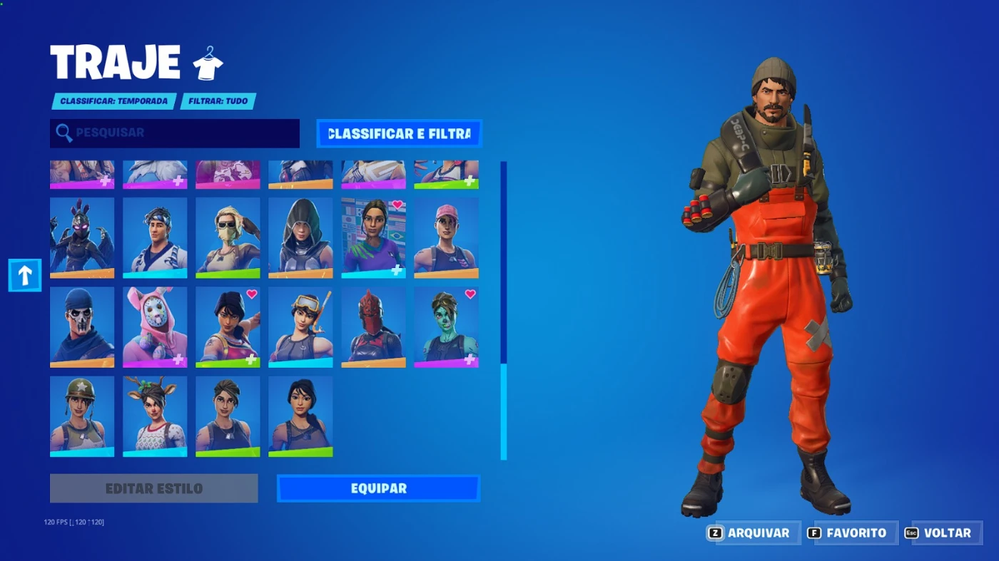 Conta com Skins Raras de Fortnite + Salve O Mundo Fundador