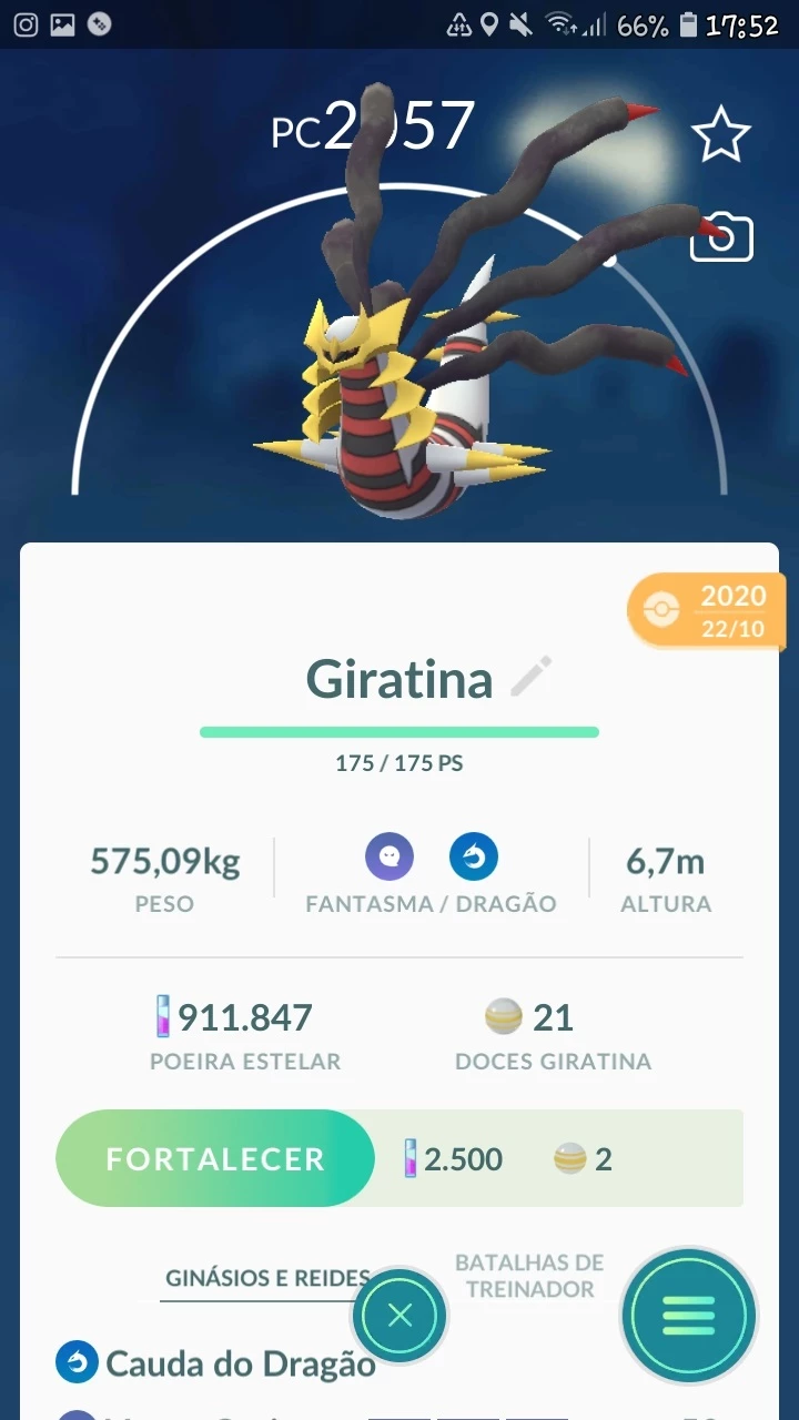 Desapego Games - Pokémon GO > Conta Pokémon Go nível 50, com pokémons  lendários, brilhante e 100%.