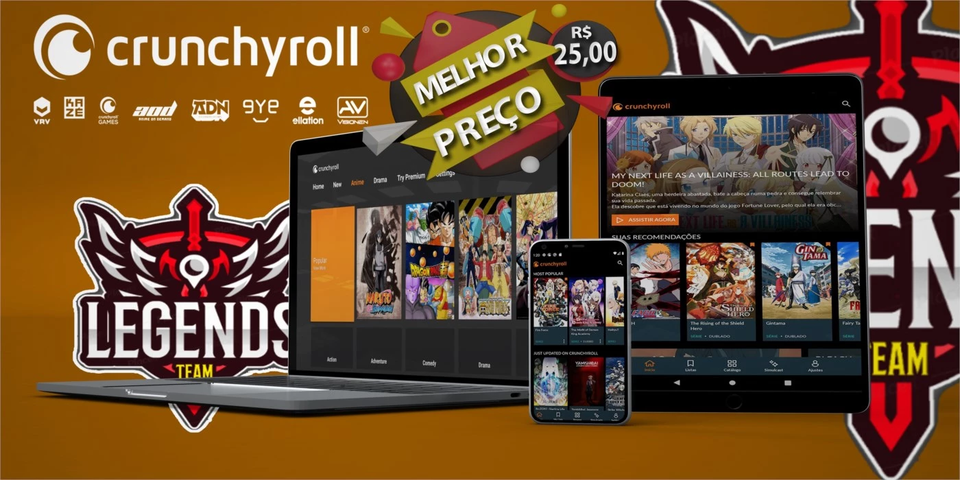 Crunchyroll, Anual, Individual Ou Compartilhado