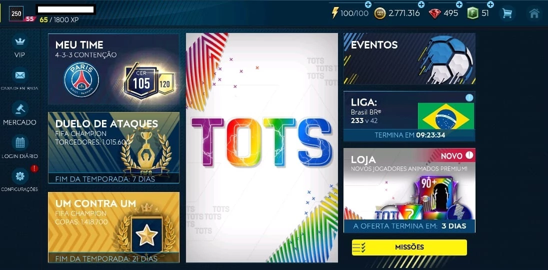 Conta Fifa Mobile Ger 135, Jogo de Videogame Usado 89229077