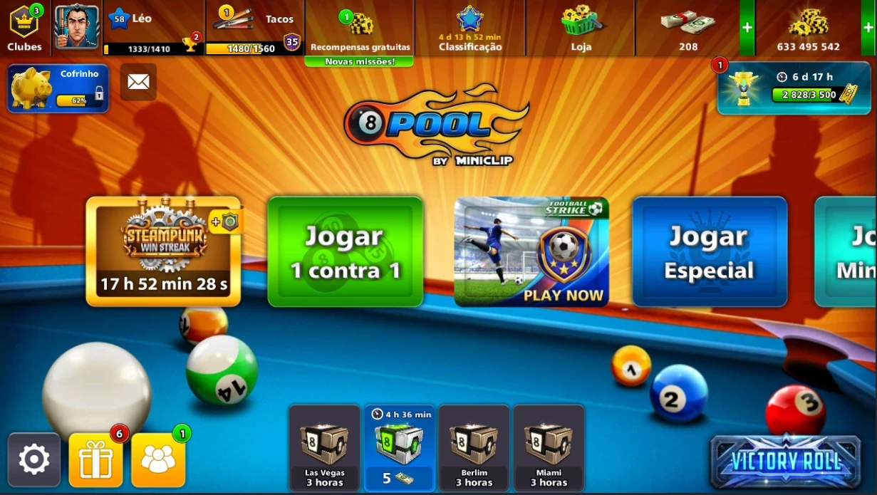 Hack 8 Ball Pool Vitalício - Outros - DFG