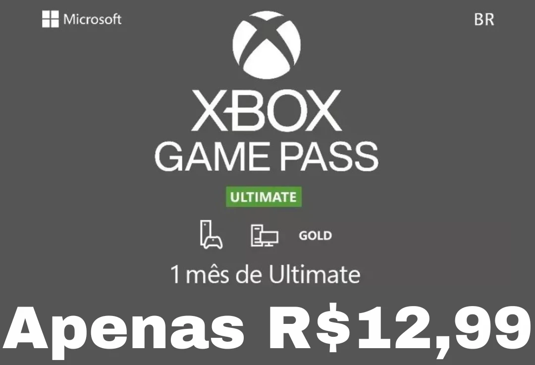 Xbox Game Pass 1 Mês [Promoção] - Assinaturas E Premium - DFG