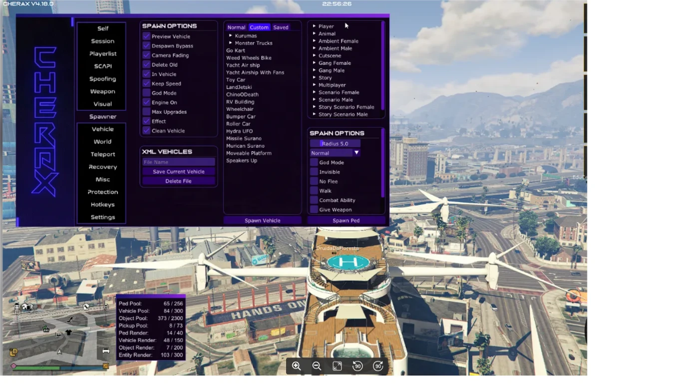 Gta 5 Mod Menu Online Dinheiro Infinito E + De 100 Funções - DFG