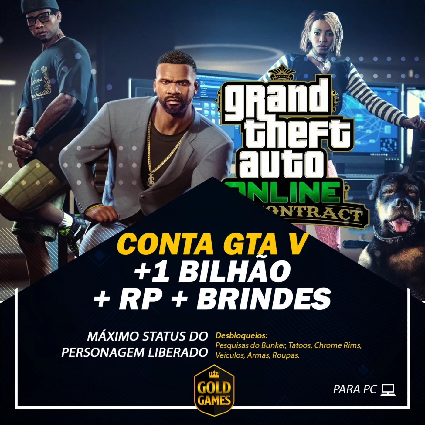 Up De Contas Gta 5 Online Pc - 1 Bilhão