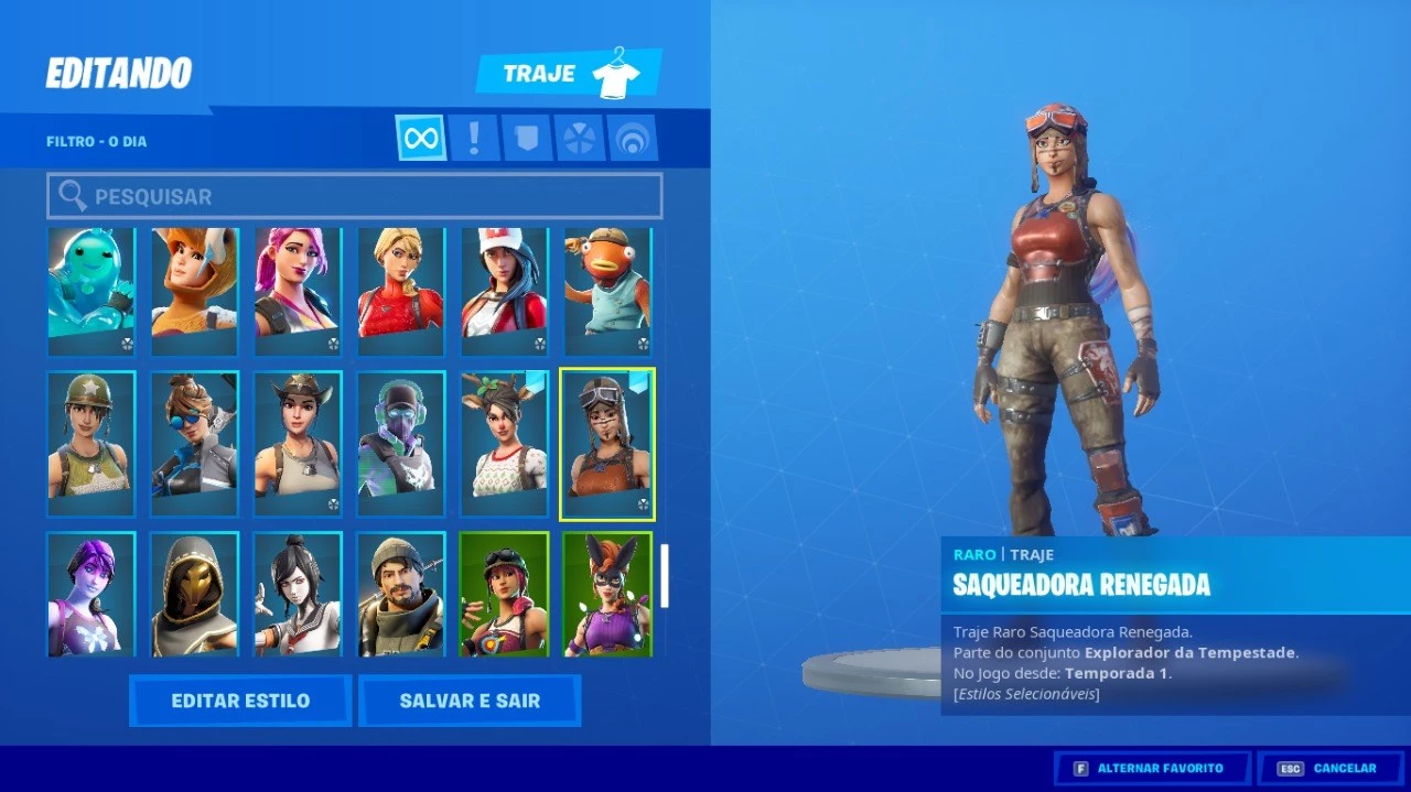 Fortnite | Conta Fortnite Renegade Raider e Passe