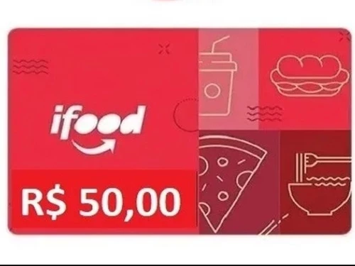 Comprar R$ 100 Reais Ifood Gift Card (BR) Saldo Carteira
