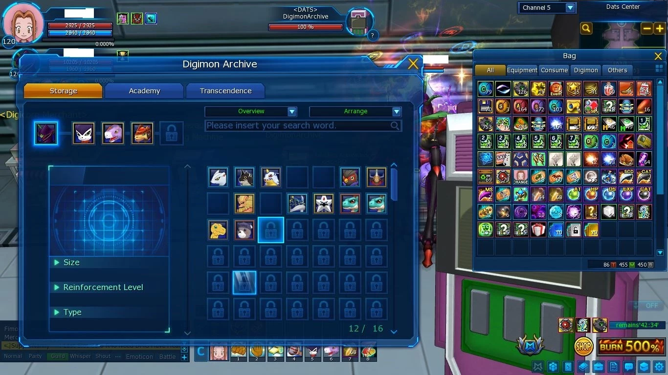 CONTA DMO SERVIDOR LUCEMON - Digimon Masters Online - GGMAX