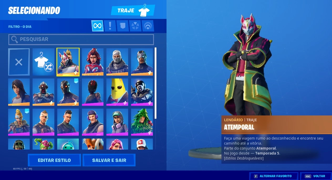 Conta Fortnite Muitas Skins + Vbucks - DFG