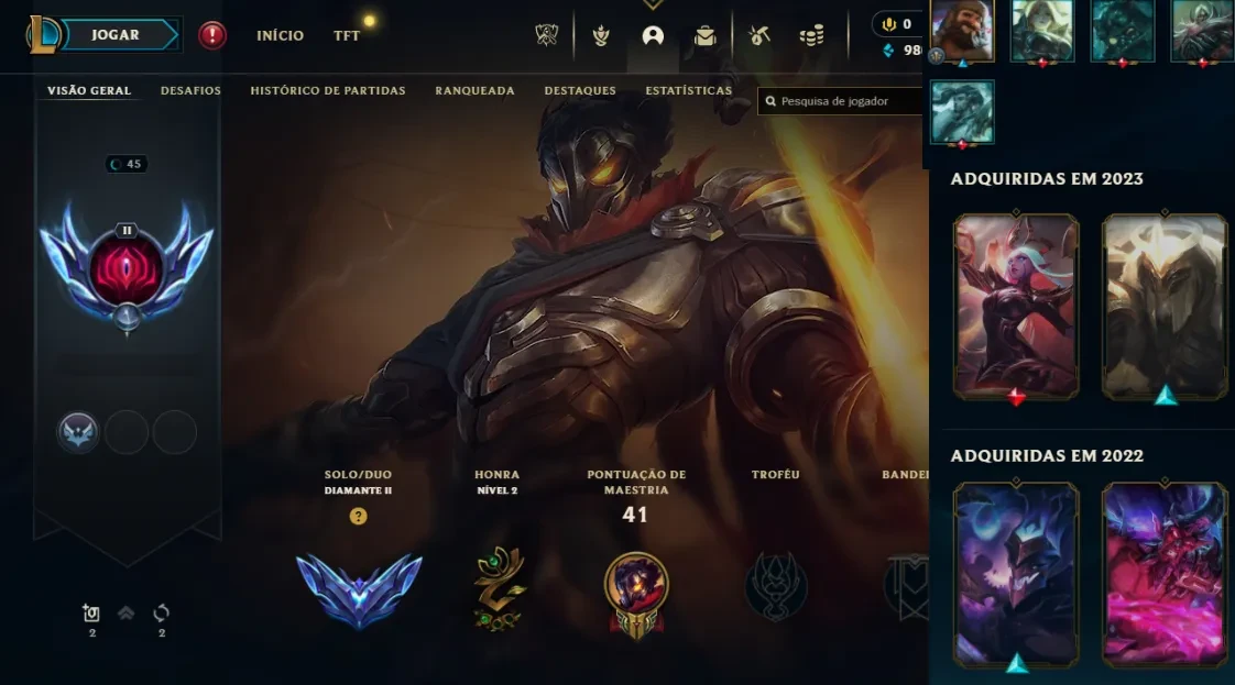 Yorick Arco Celeste já está - League of Legends