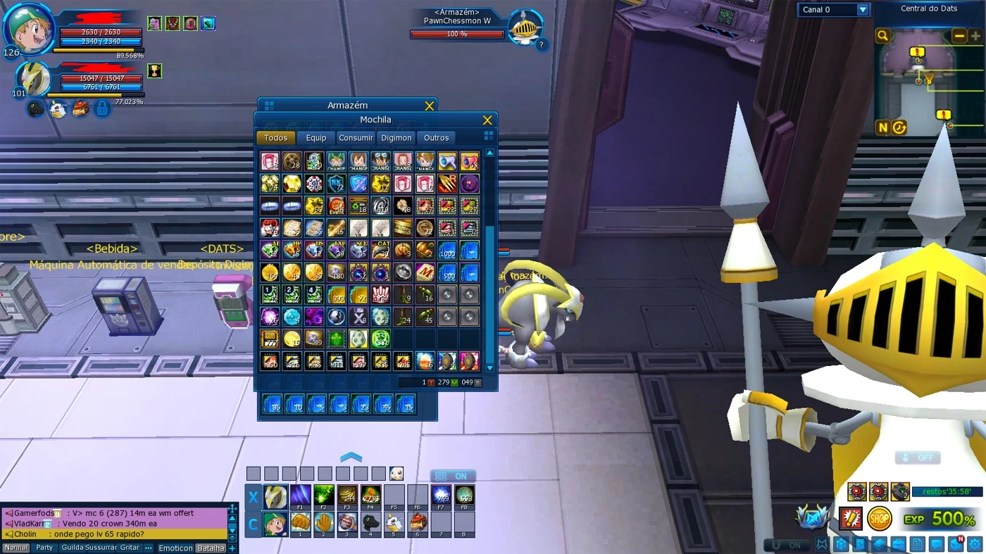 Conta Omegamon LADMO - Digimon Masters - Digimon Masters Online