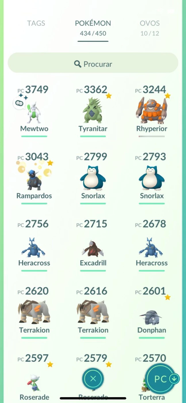 Mewtwo Pokémon Go - (Leia A Descrição) Lendário Pc 2700+ - Pokemon Go - DFG