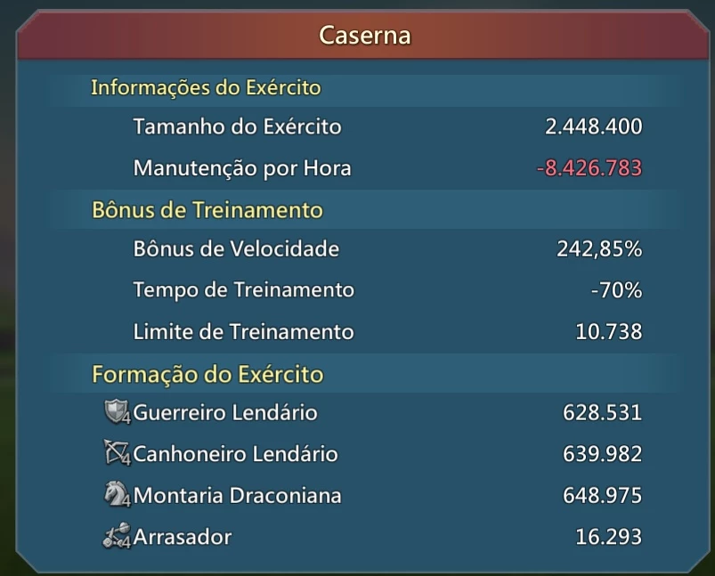 Conta148m De Poder/Altar Lvl 25 / 372K De Diamantes - Lords Mobile - DFG