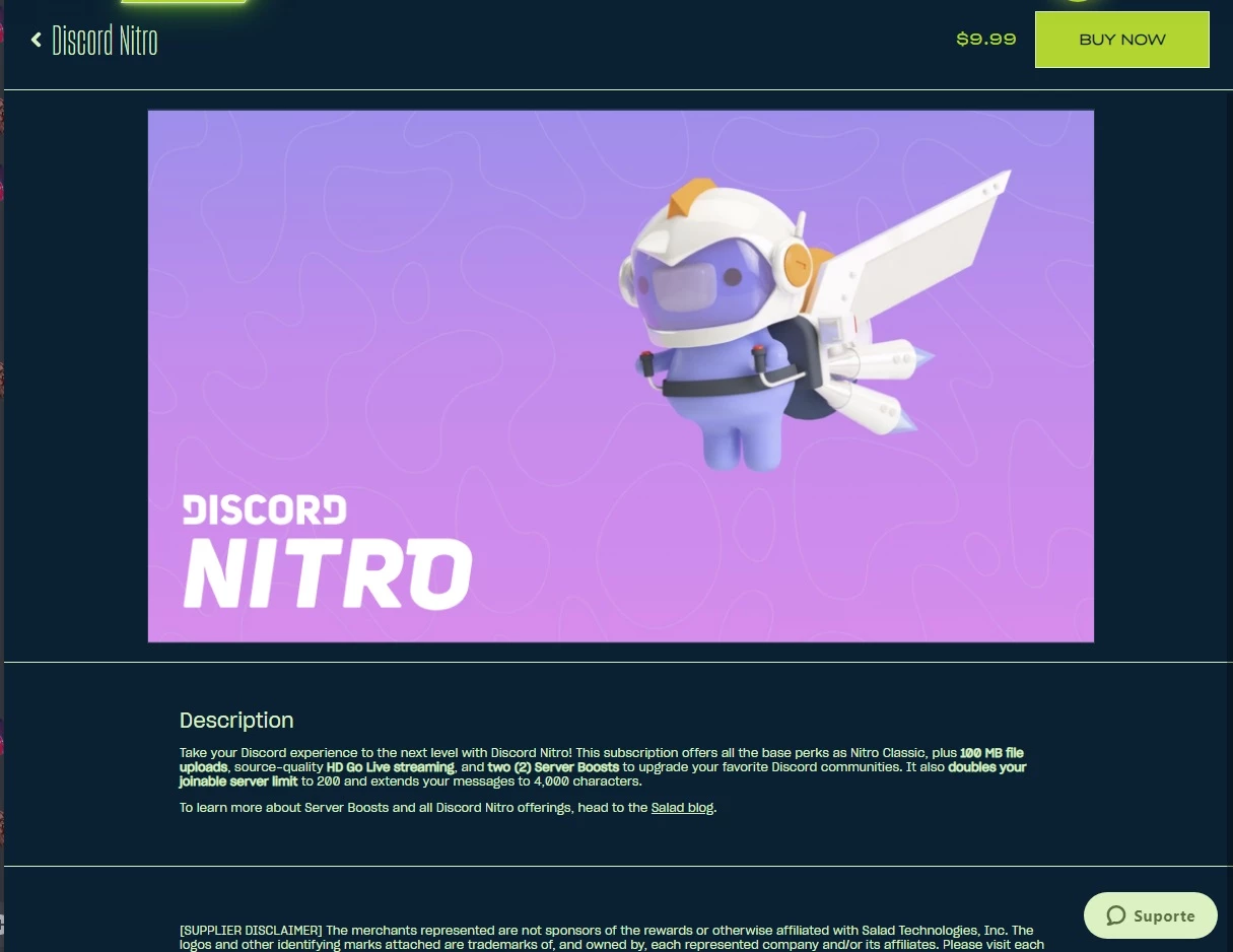 Discord Chat  Vendo Nitro Baratinho