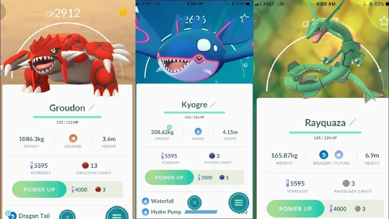 Kyogre - Pokemon Go Lendário - DFG