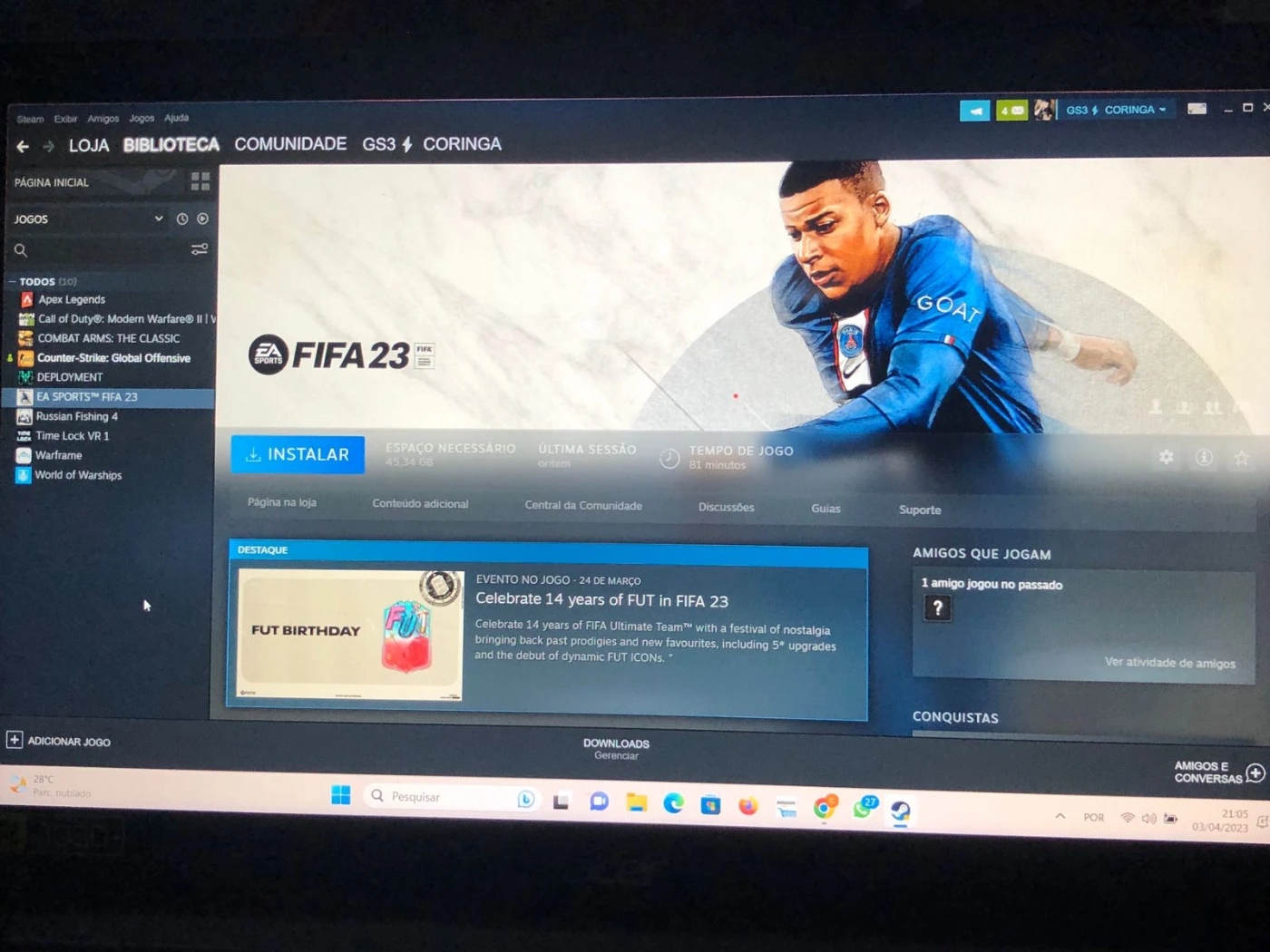 Fifa 23 Steam Global 