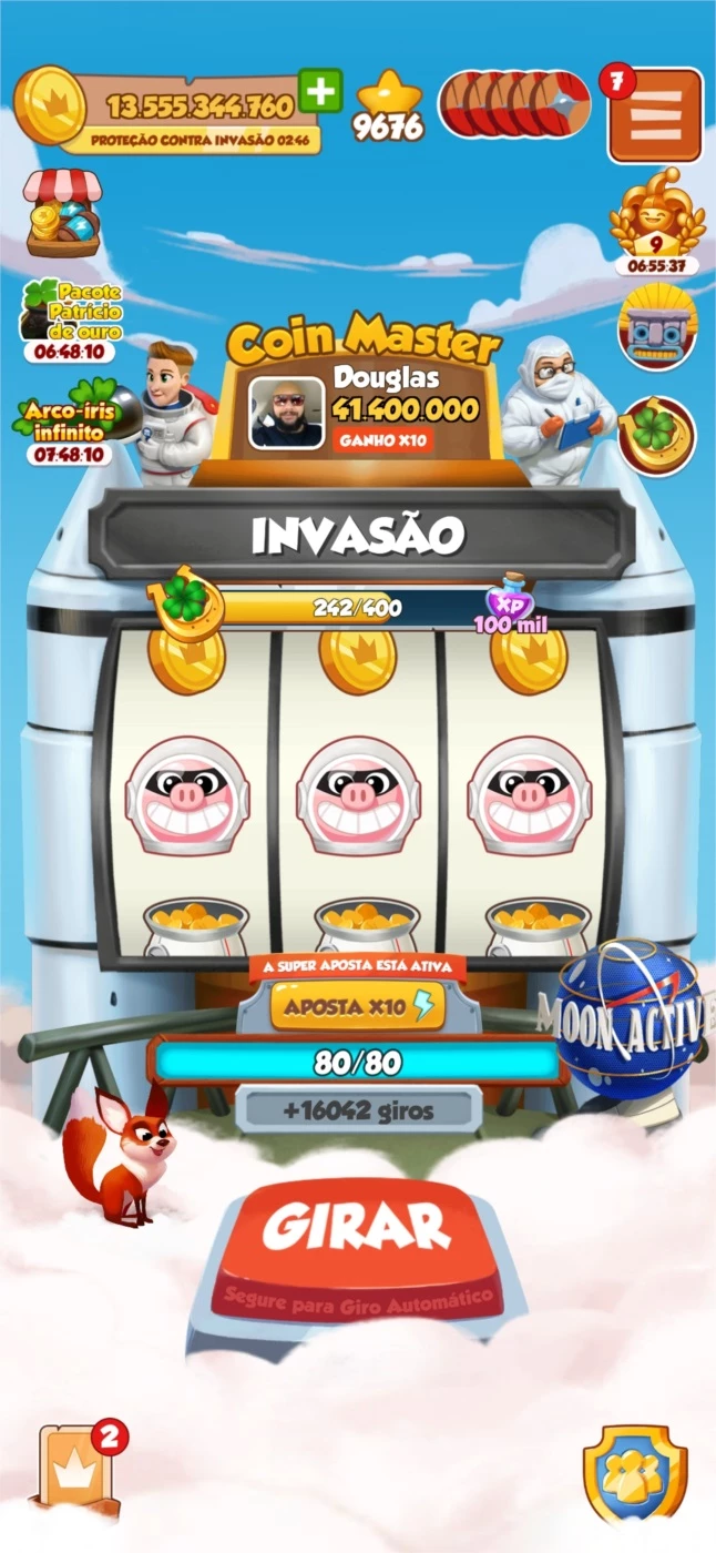 Como ganhar mais giros grátis infinitos no jogo Coin Master