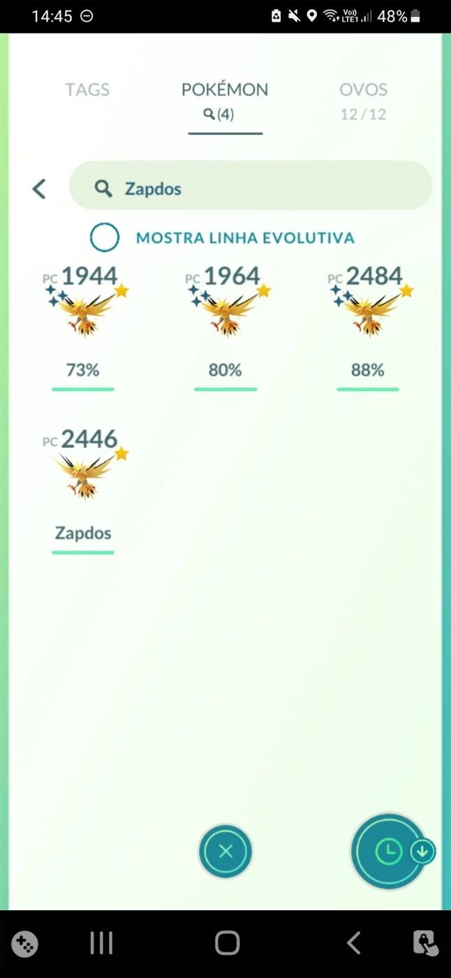 Zapdos Pokémon Go - (Leia A Descrição) Lendário Pc 2200+ - Pokemon Go - DFG