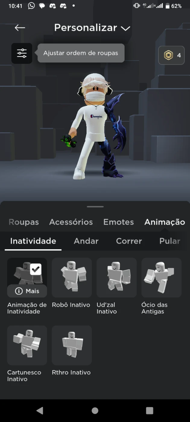 Conta Roblox Criada Em 2017, Com Vários Intens De Robux. - DFG