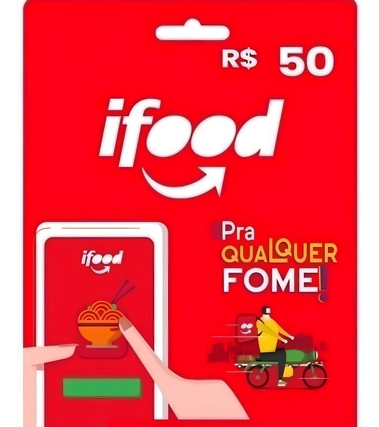 Gift Card Ifood Restaurante 50 Reais - Código Digital - Playce - Games & Gift  Cards 