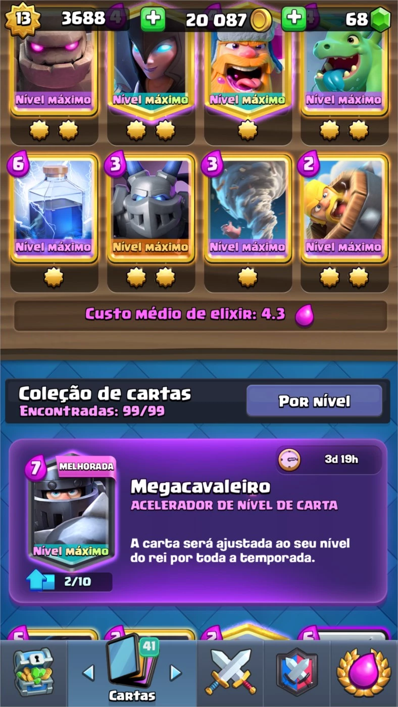 Conta Clash Royale Top Global - DFG