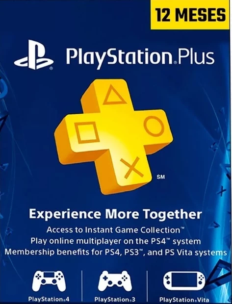 Playstation Ps Plus 12 Meses Essential - Ps5 - Gift Cards - DFG