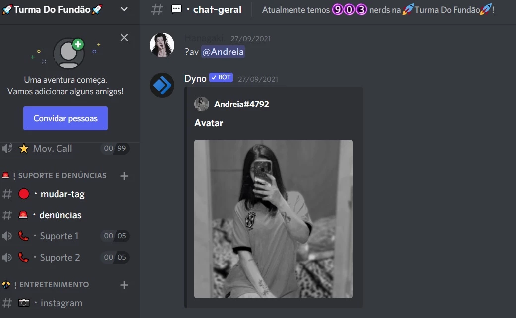 Servidor Discord Entretenimento - Discord Server