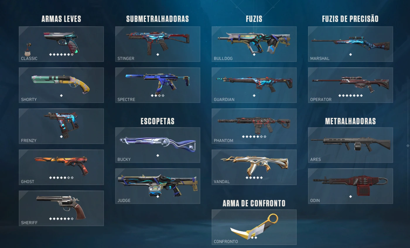 Conta Valorant 20+ Skins - DFG