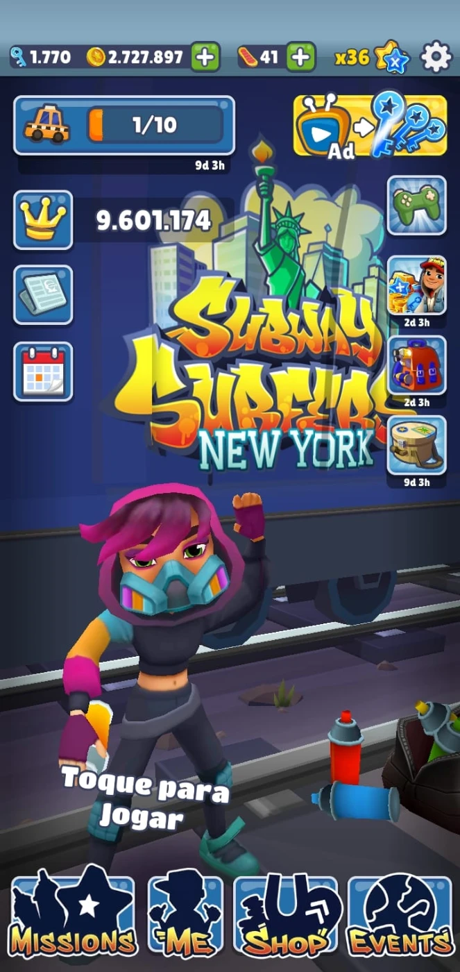 Como conseguir muitas Chaves sem Hack no Subway Surfers 2021 