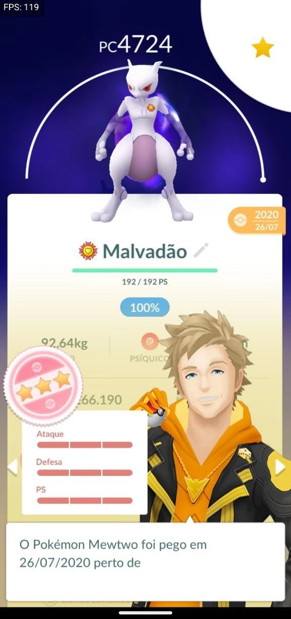 Pokemon GO | Mewtwo de Armadura/Armored + BRINDE