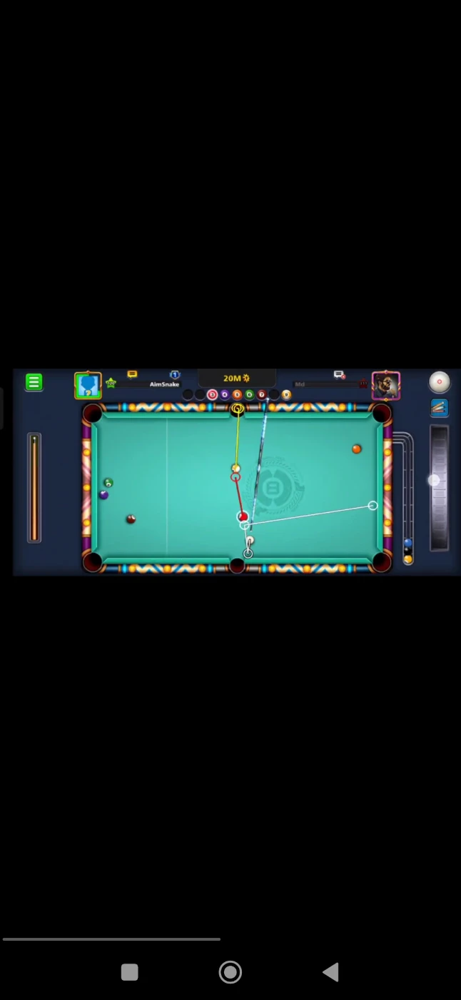 mira infinita 8 ball pool apk