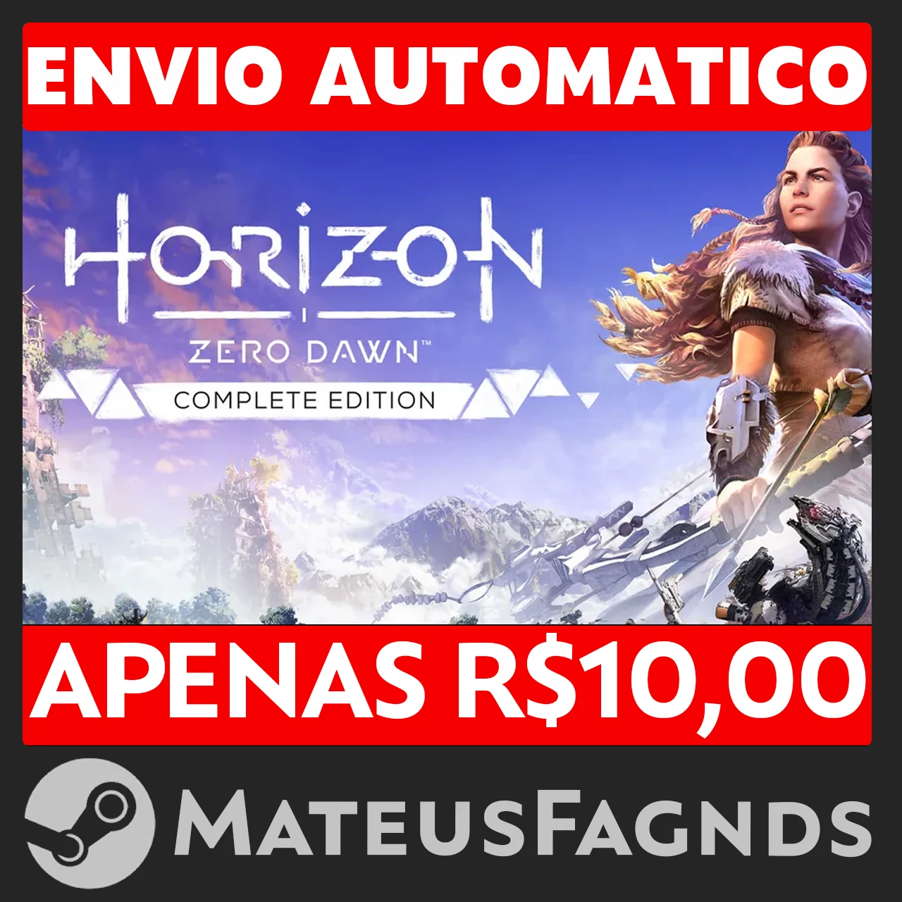 🔥 [Entrega Automática] Horizon Zero Dawn (Steam Offline) - DFG