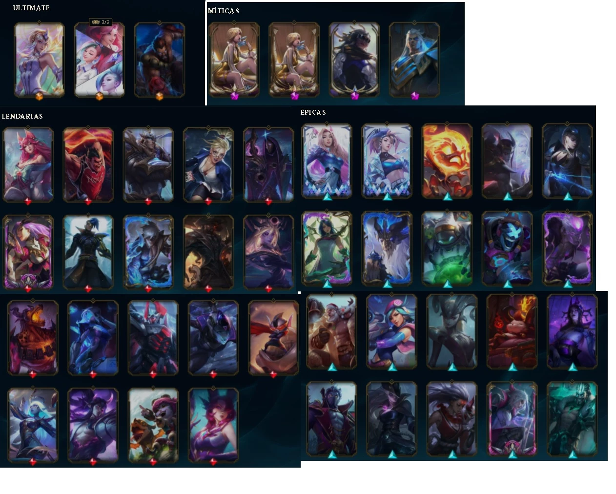 Baralho League of Legends Jogo de Cartas LOL - Cards + Chaveiro