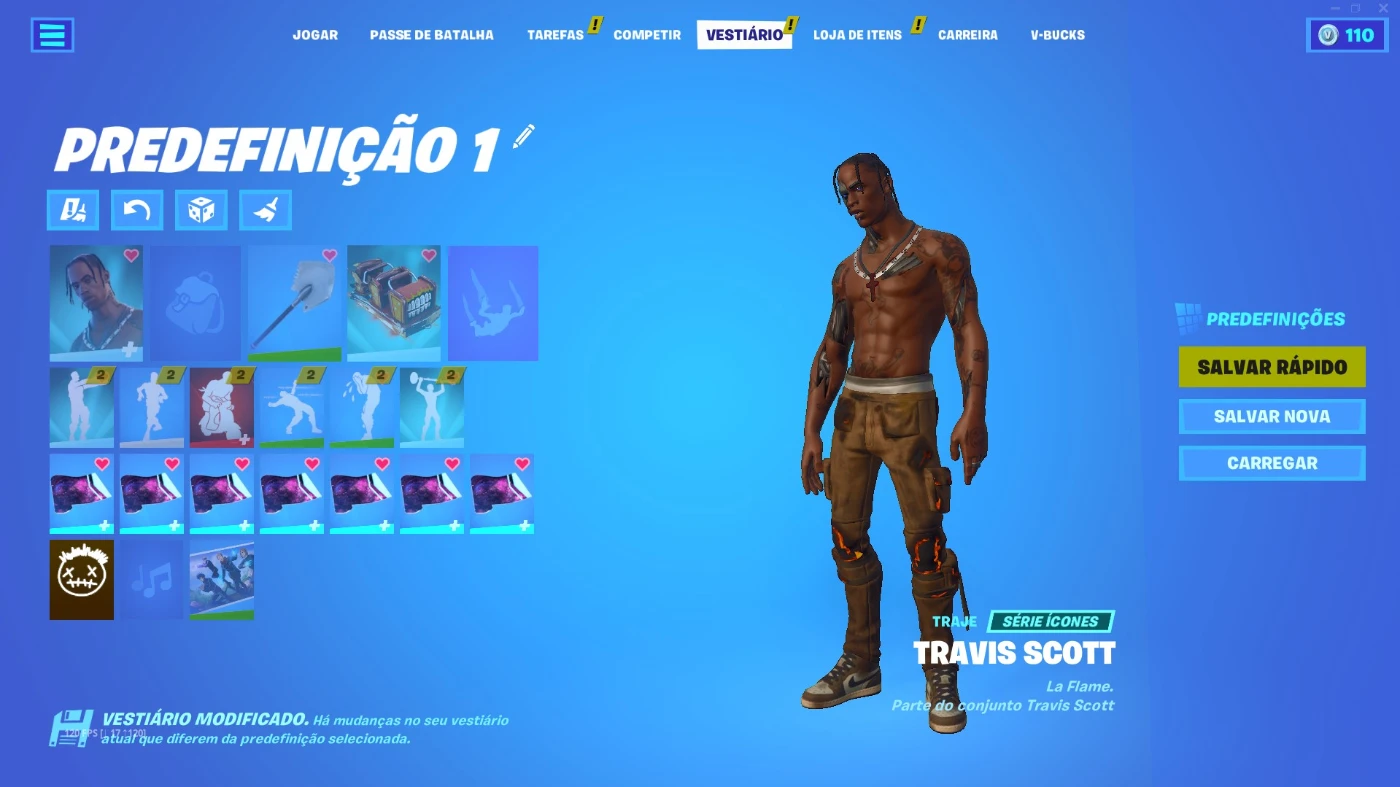 Conta de Fortnite (Travis Scott, Etc), Jogo de Videogame Nunca Usado  80629232