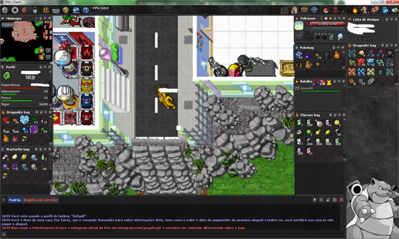 Conta Com Pokemóns Pxg - Pokexgames - DFG