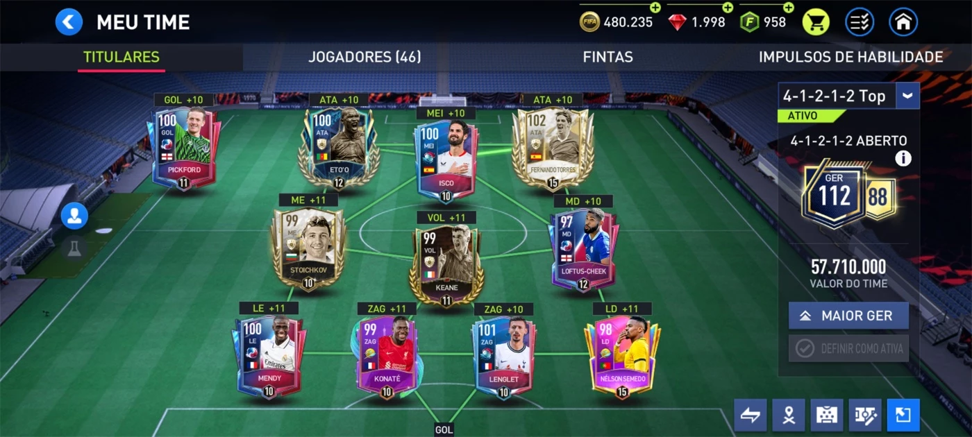 Fifa Mobile 22, Geral 112