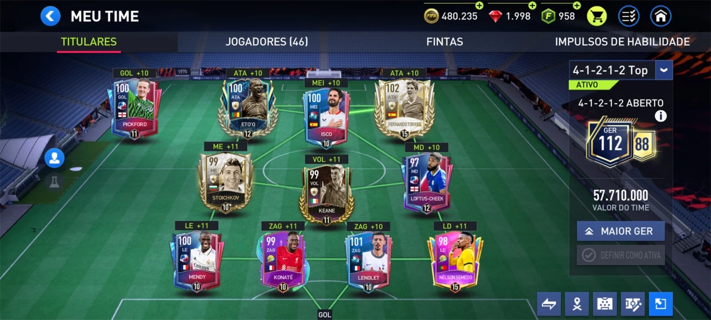 FIFA MOBILE 23 😱 CHEGA O GER 131 E MAIS REFORÇO TOP NO TIME KBCA DO FIFA  🤩 