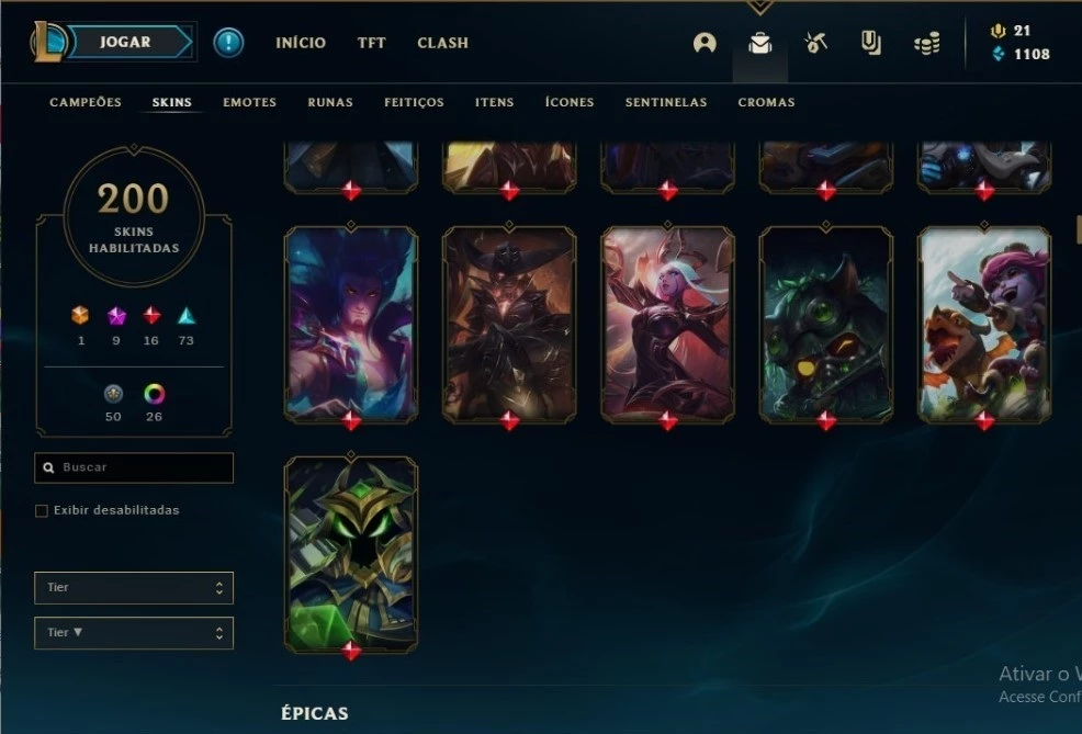 MONO ILLAOI 900K ALLSKINS E CROMAS, TFT - League of Legends