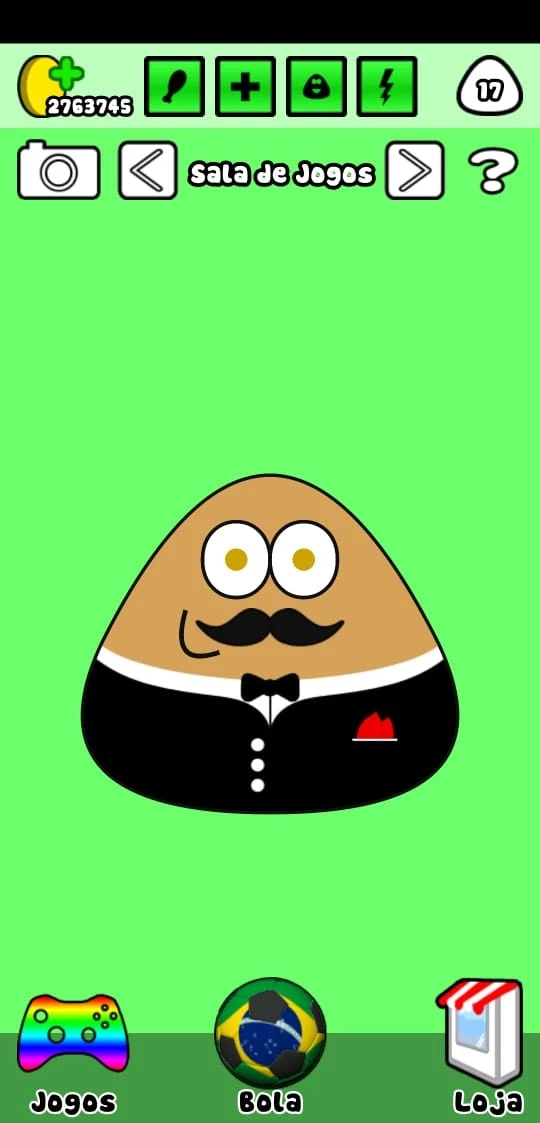 Pou game get it now@googl play  Sala de jogos, Jogos de bolas