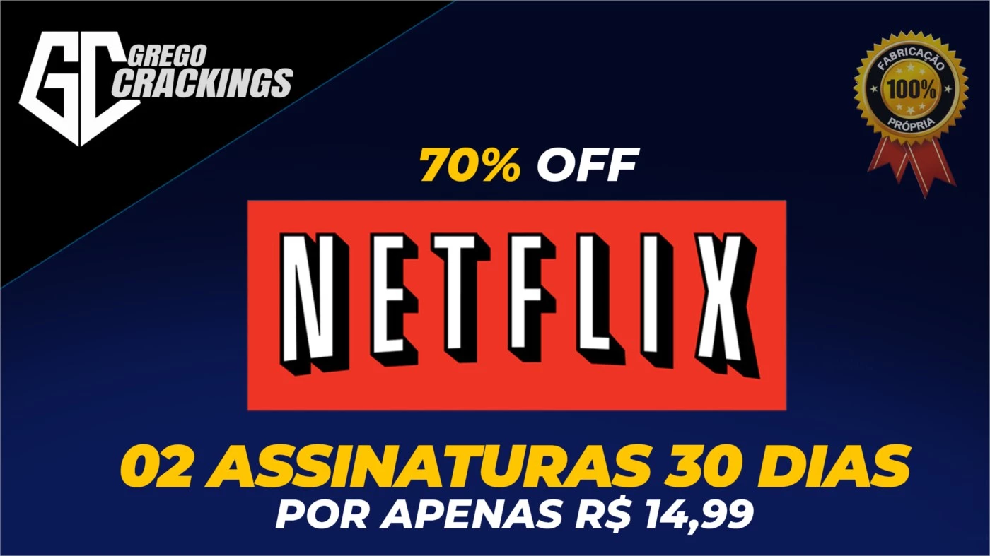 Contas Netflix A Um Preço Incrível - Assinaturas E Premium - DFG