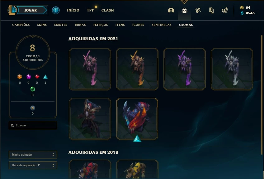 Conta Gold 1 + Mordekaiser Cavaleiro - League of Legends - Contas