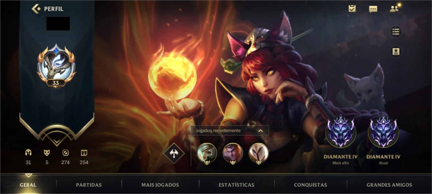 Conta Wild Rift Diamante 70% Win Rate - League Of Legends: Wild