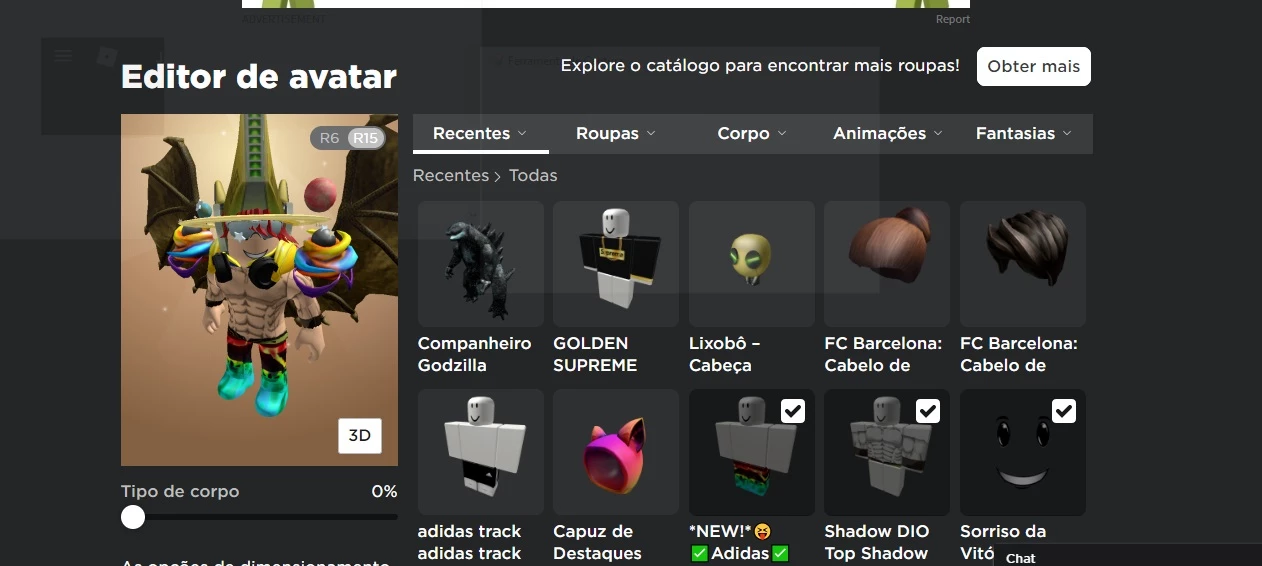 COMO TER CABELO DE GRAÇA NO ROBLOX ✨ 