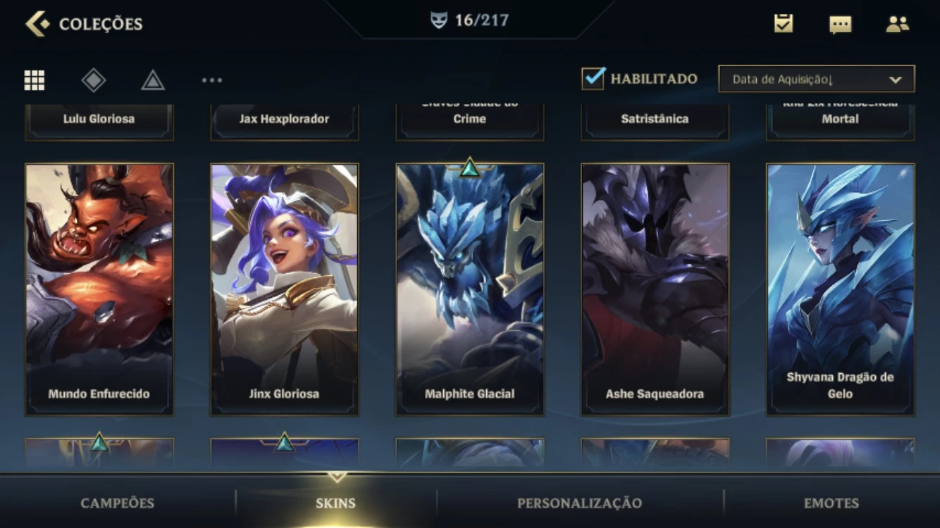 Esmeralda Iii Win Rate 62,4% + 17 Skins + 42 Campeões - League Of