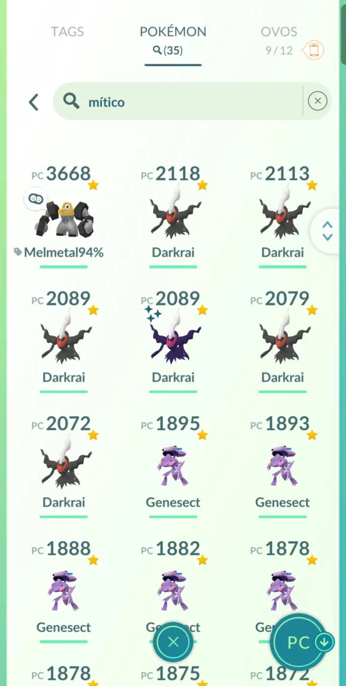 CONTA POKEMON,BEM UPADA,MUITOS POKEMONS - Pokemon GO - GGMAX