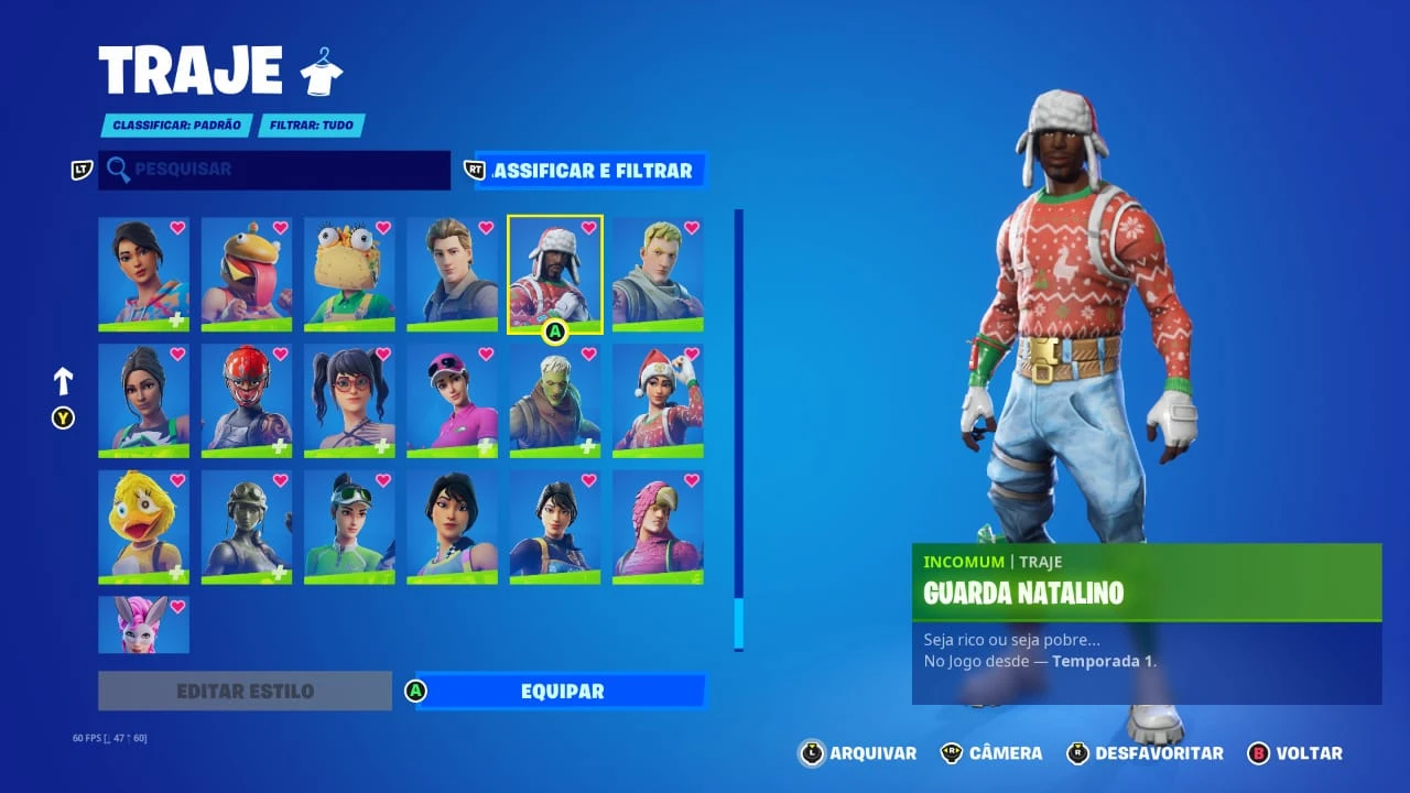 Fortnite > CONTA FORTNITE (FULL ACESSO) MUITAS SKINS CONTA EXTREMAMENTE RARA