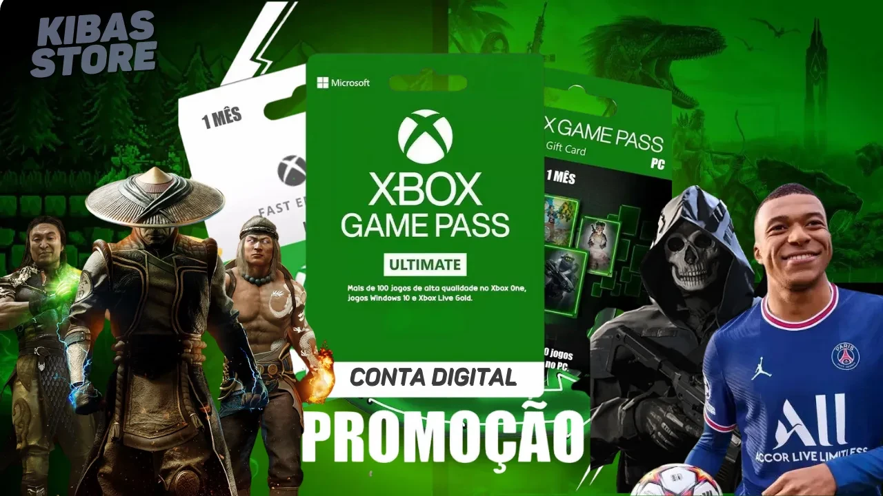 Xbox Game Pass Ultimate 1 Mês - Pc E Console - Gift Cards - DFG